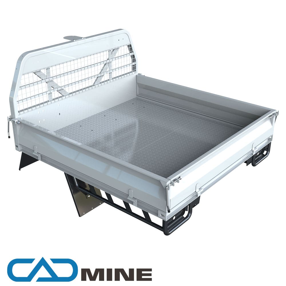 Toyota Hilux Above Ground Dual Cab Tray RHD Channel Headboard- (2275-266AGDC)