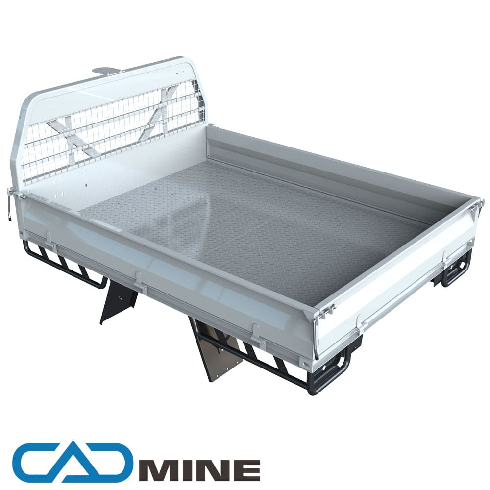 Toyota Hilux Above Ground Single Cab Tray RHD Channel Headboard - (2275-266AGSC)