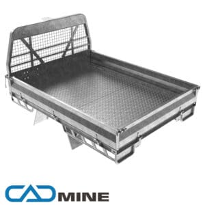 Toyota 79 Series Tray with Drop Sides - (2275-291-DST-V)