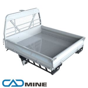 Toyota 79 Series Above Ground Single Cab Tray LHD Channel Headboard - (2275-459AGDCL)