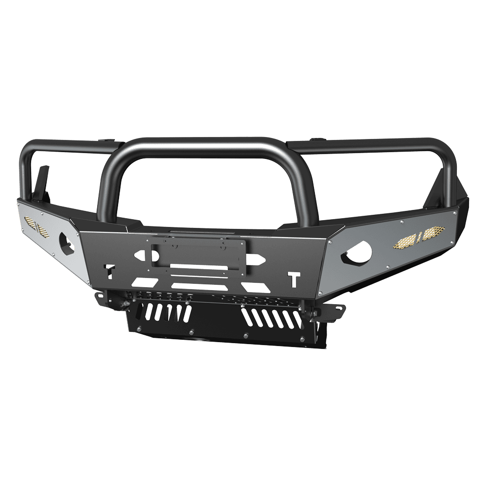 NISSAN Navara D40 Thai Built (2008~2015) - Triple Hoop Full Replacement Bull Bar