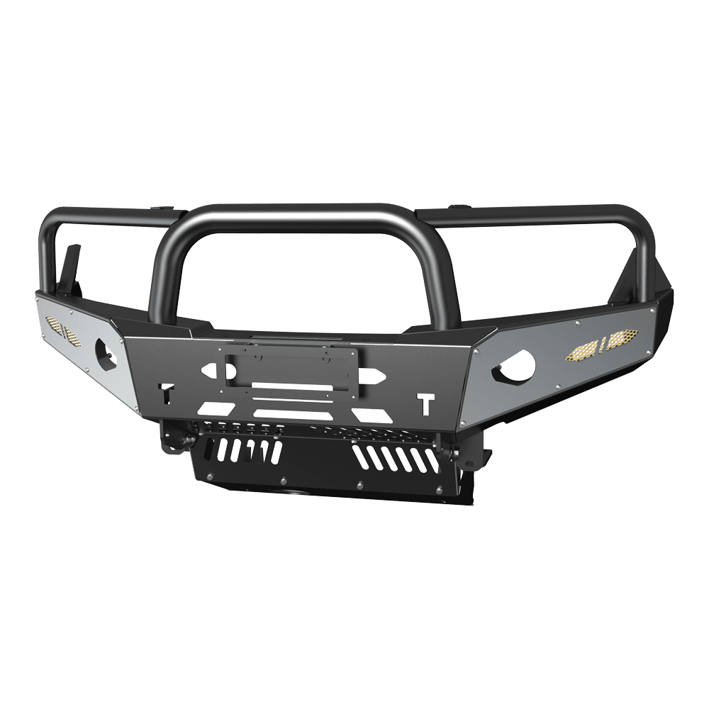 NISSAN Navara D40 Spain Built (2005~2010) - Triple Hoop Full Replacement Bull Bar