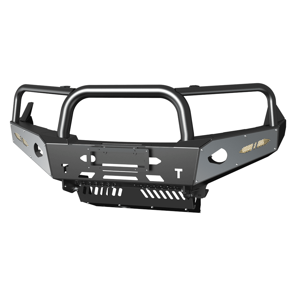 NISSAN Navara D40 Spain Built (2010~2015) - Triple Hoop Full Replacement Bull Bar