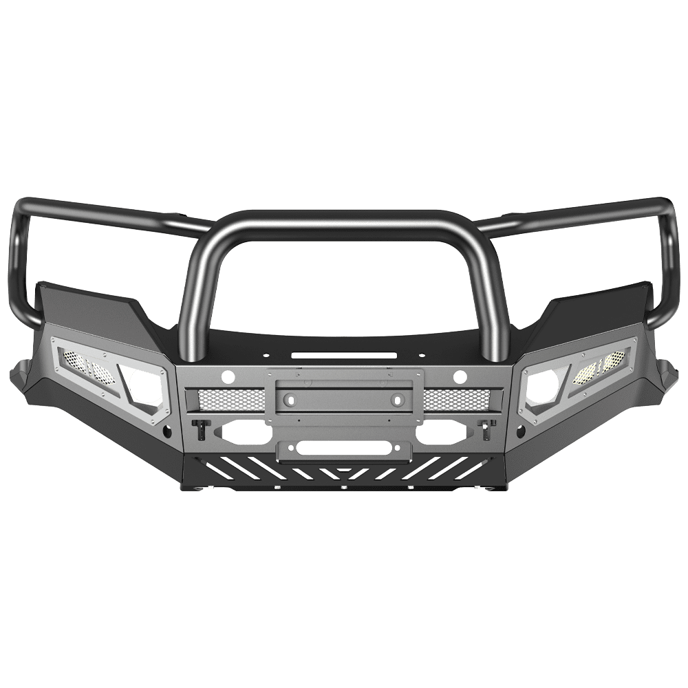 HOLDEN Colorado RG (2016 - 2020) - Triple Hoop Full Replacement Bull Bar - Image 2