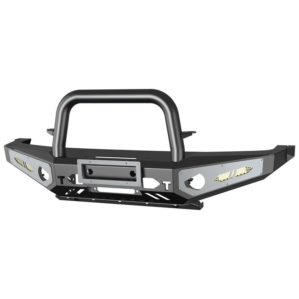 TOYOTA Landcruiser 79 Series (2007 - 2022) - Single Hoop Full Replacement Bull Bar
