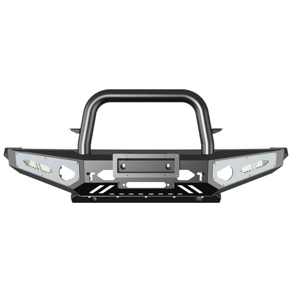 TOYOTA Landcruiser 79 Series (2007 - 2022) - Single Hoop Full Replacement Bull Bar - Image 2
