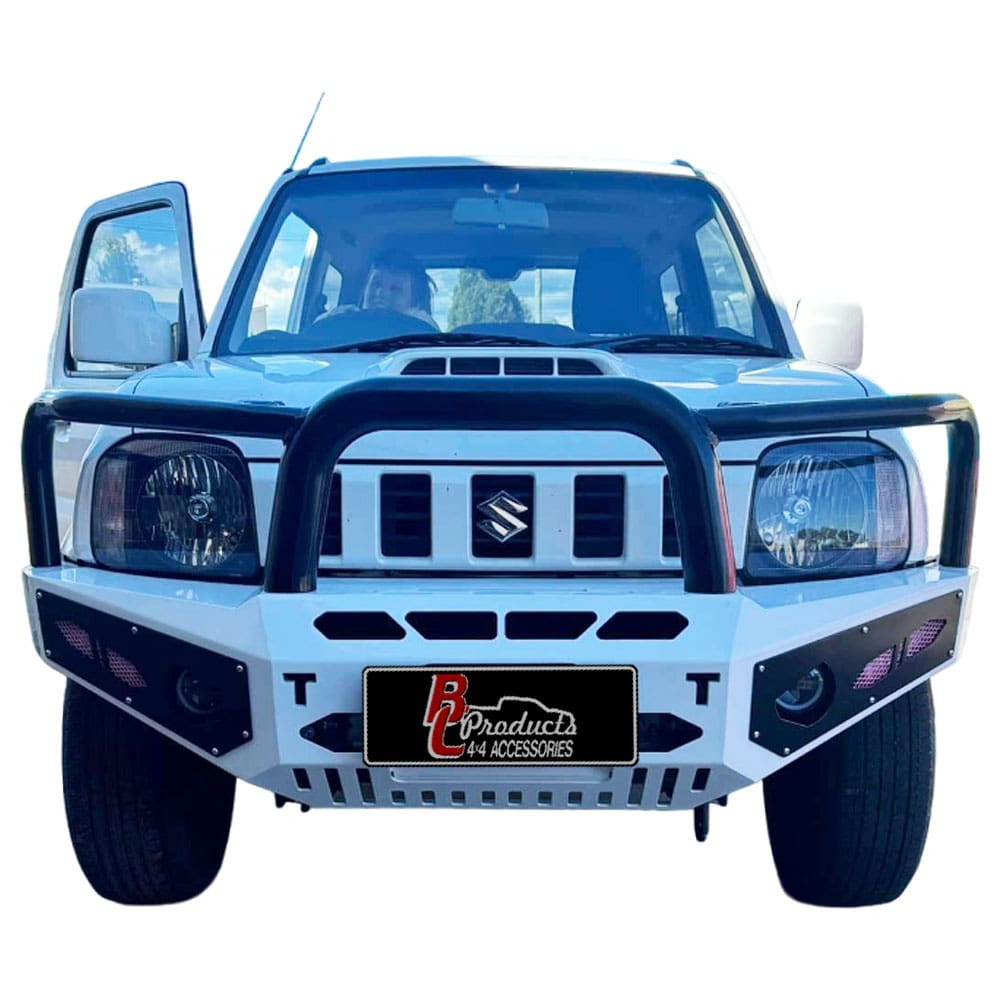 SUZUKI Jimni 3rdGEN (2012 - 2017) - Triple Hoop Full Replacement Bull Bar - Image 5