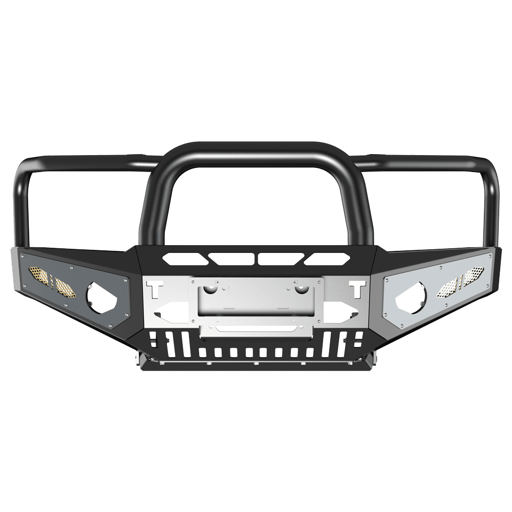 SUZUKI Jimni 3rdGEN (2012 - 2017) - Triple Hoop Full Replacement Bull Bar - Image 2