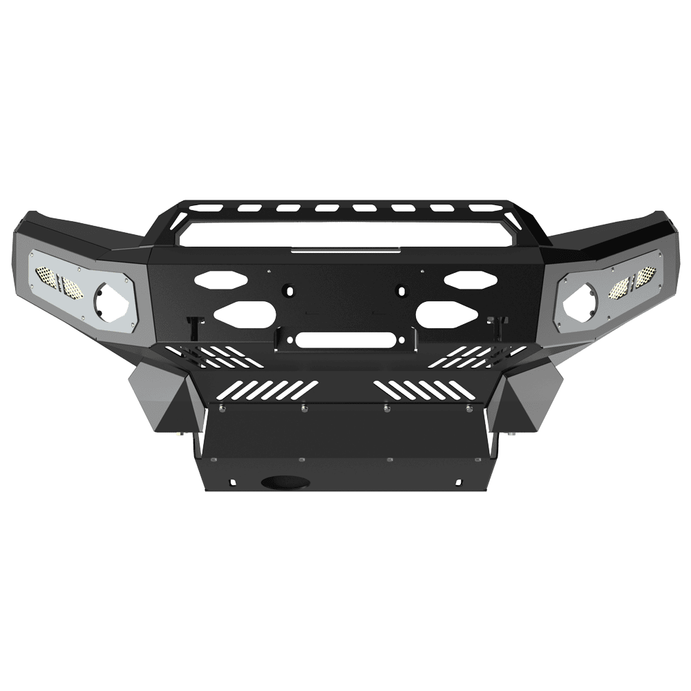 NISSAN Navara NP300 (2015 ~ 2020) - Low Hoop Full Replacement Bull Bar - Image 2