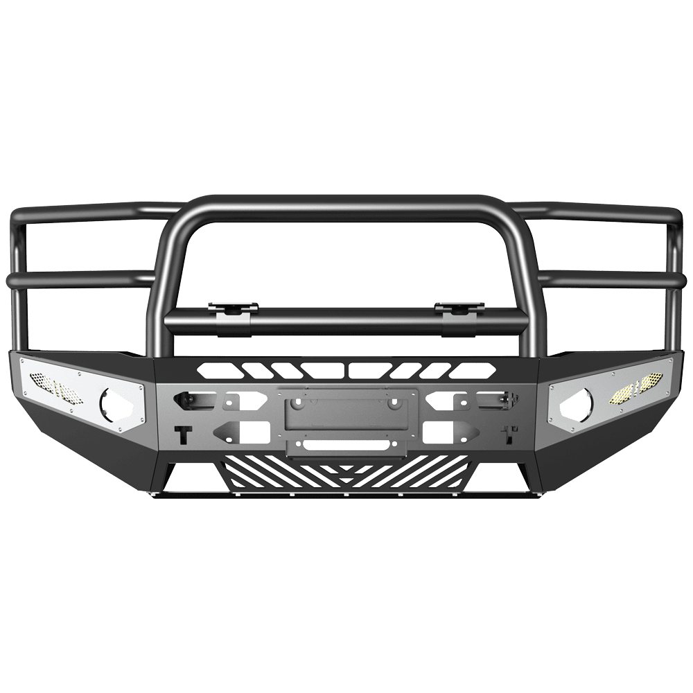 CHEVROLET Silverado 2500(HD) (2018 - 2021) - Triple Hoop Full Replacement Bull Bar - Image 2