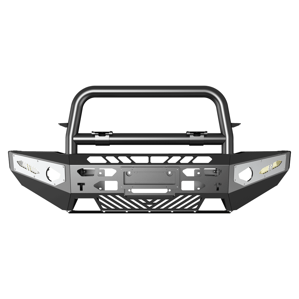 CHEVROLET Silverado 2500(HD) (2018 - 2021) - Single Hoop Full Replacement Bull Bar - Image 2