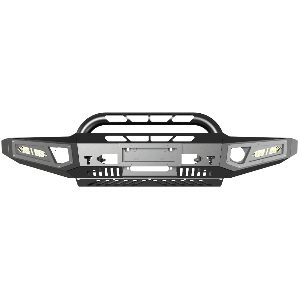 NISSAN GQ Patrol (1988 - 1999) - Low Hoop Full Replacement Bull Bar - Image 2