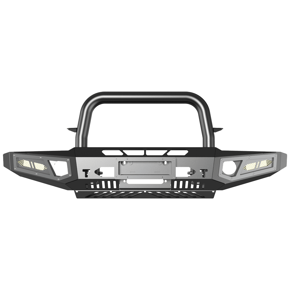 NISSAN GQ Patrol (1988 - 1999) - Single Hoop Full Replacement Bull Bar - Image 2
