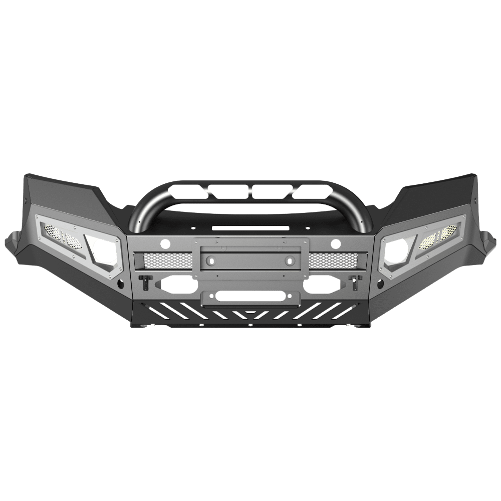 HOLDEN Colorado RG (2016 - 2020) - Low Hoop Full Replacement Bull Bar - Image 2