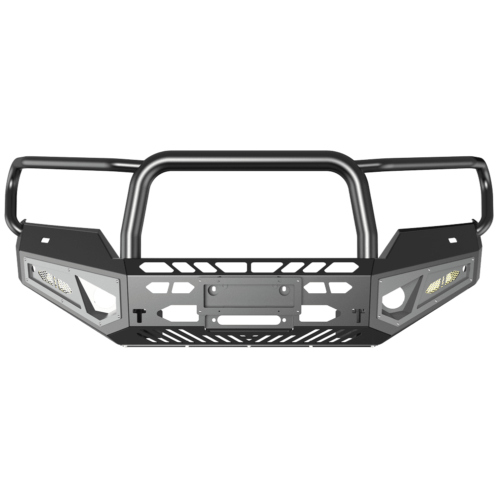 TOYOTA Landcruiser 200 Series (2015 - 2021) - Triple Hoop Full Replacement Bull Bar - Image 2