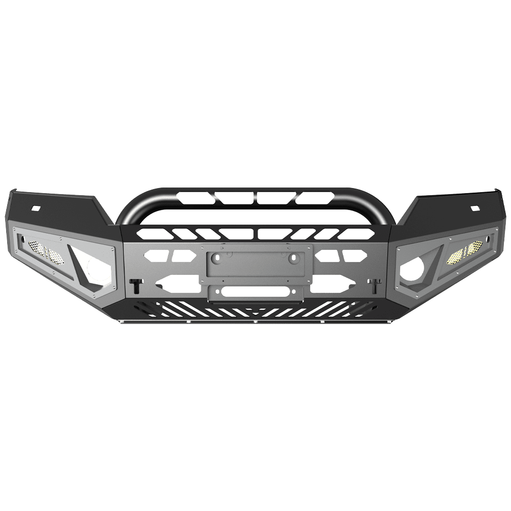 TOYOTA Landcruiser 200 Series (2015 - 2021) - Low Hoop Full Replacement Bull Bar - Image 2