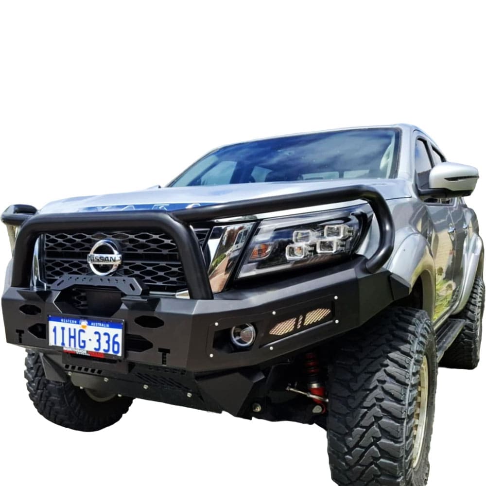 NISSAN Navara NP300 (2021 - onwards) - Triple Hoop Full Replacement Bull Bar - Image 5