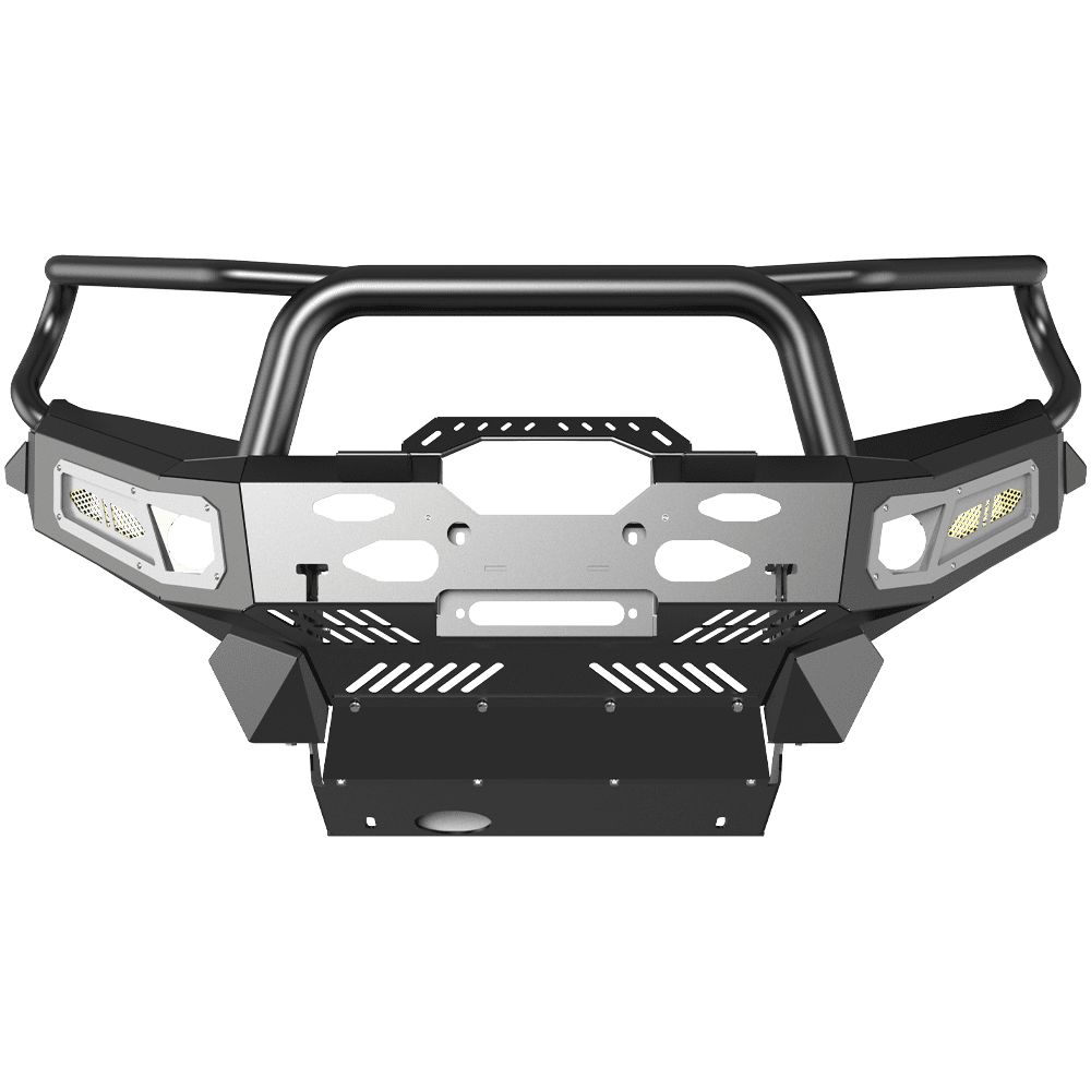 NISSAN Navara NP300 (2021 - onwards) - Triple Hoop Full Replacement Bull Bar - Image 2