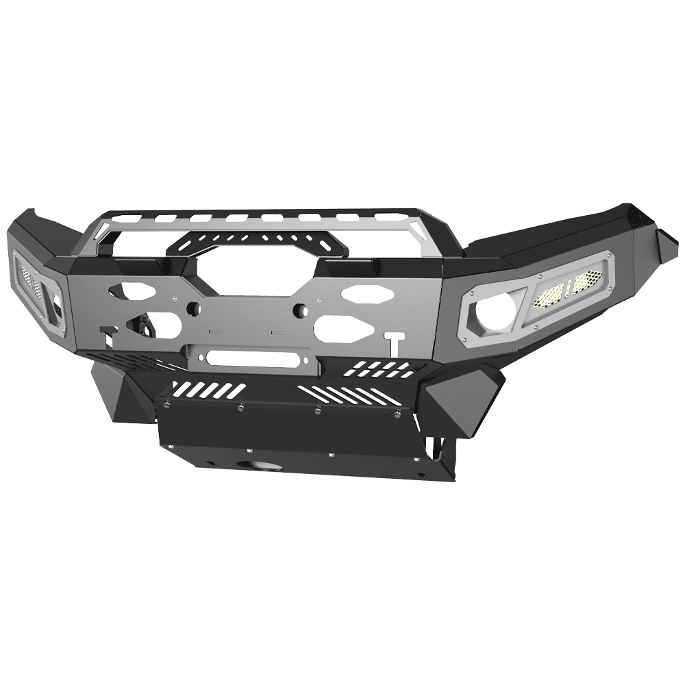 NISSAN Navara NP300 (2021 - onwards) - Low Hoop Full Replacement Bull Bar - Image 2