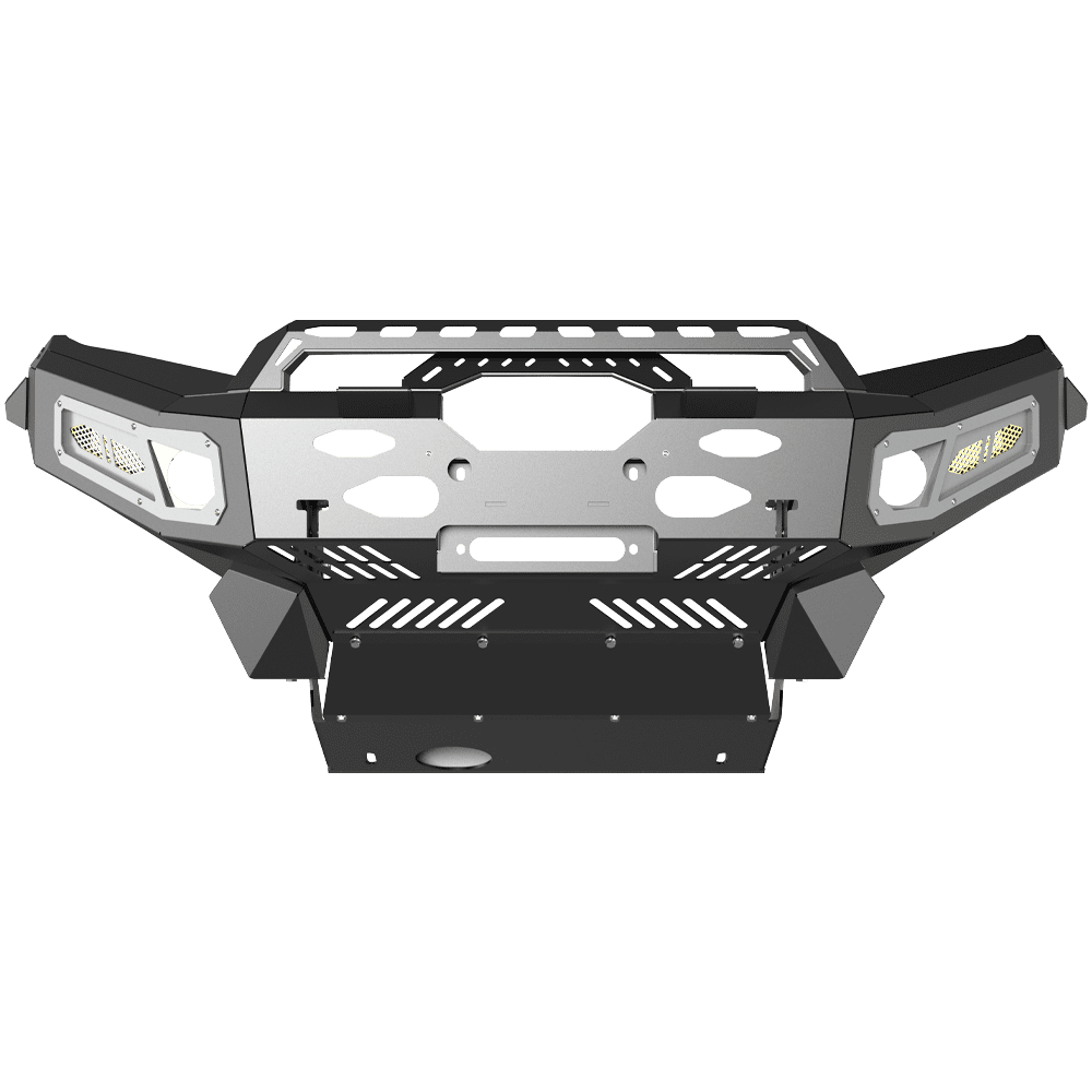 NISSAN Navara NP300 (2021 - onwards) - Low Hoop Full Replacement Bull Bar - Image 7