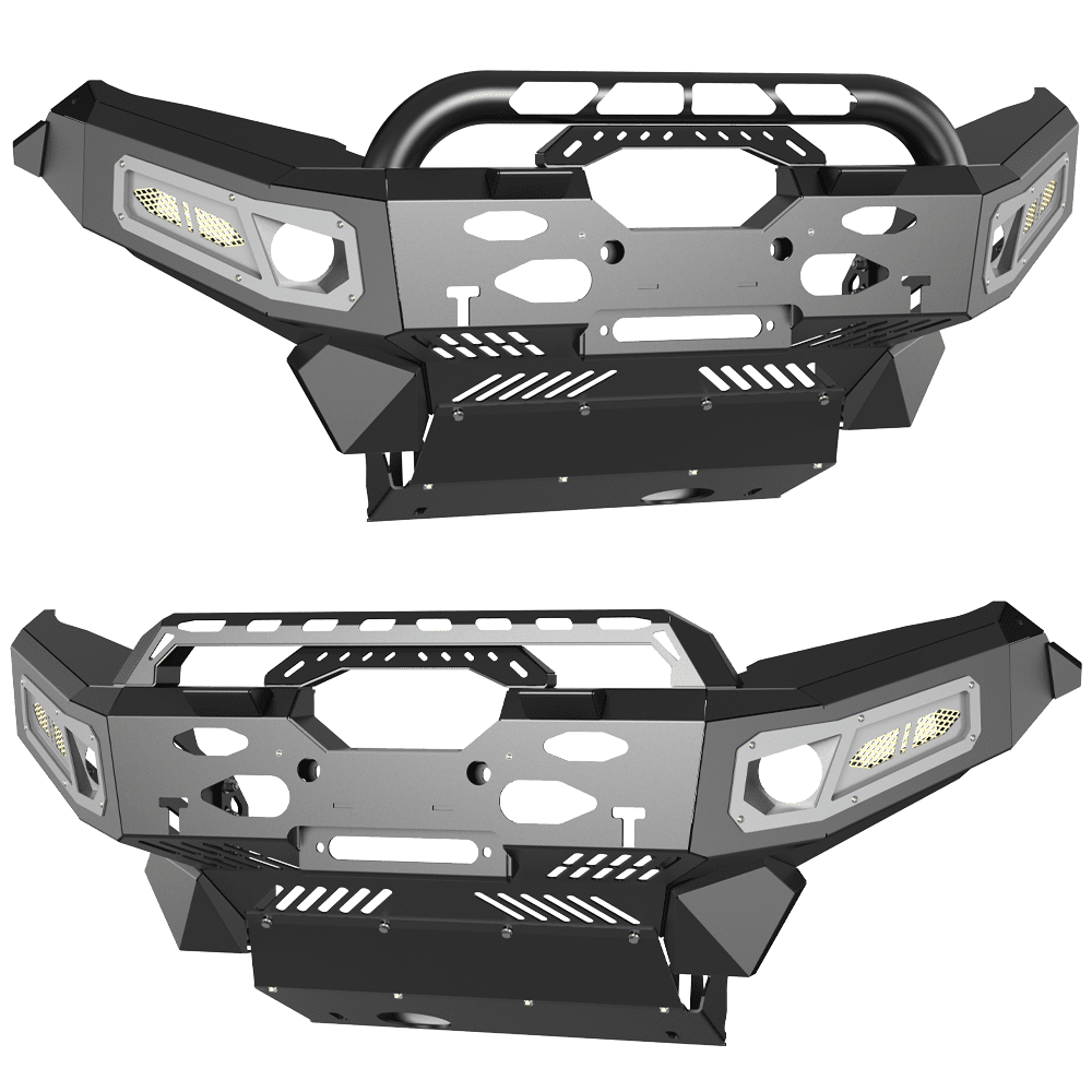NISSAN Navara NP300 (2021 - onwards) - Low Hoop Full Replacement Bull Bar