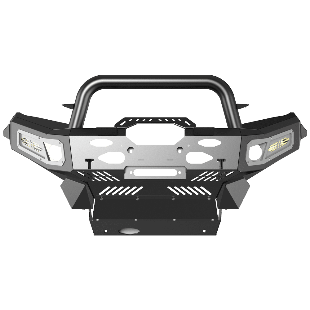 NISSAN Navara NP300 (2021 - onwards) - Single Hoop Full Replacement Bull Bar - Image 2